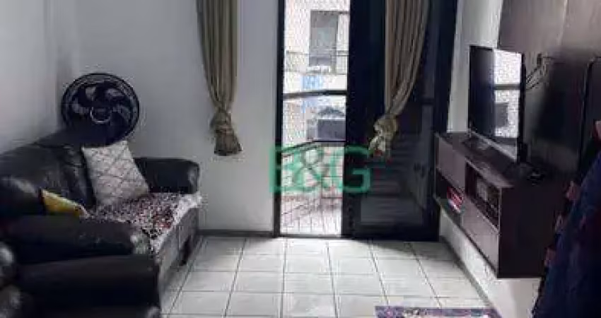 Apartamento com 1 dormitório à venda, 50 m² por r$ 280.000,00 - vilamar - praia grande/sp
