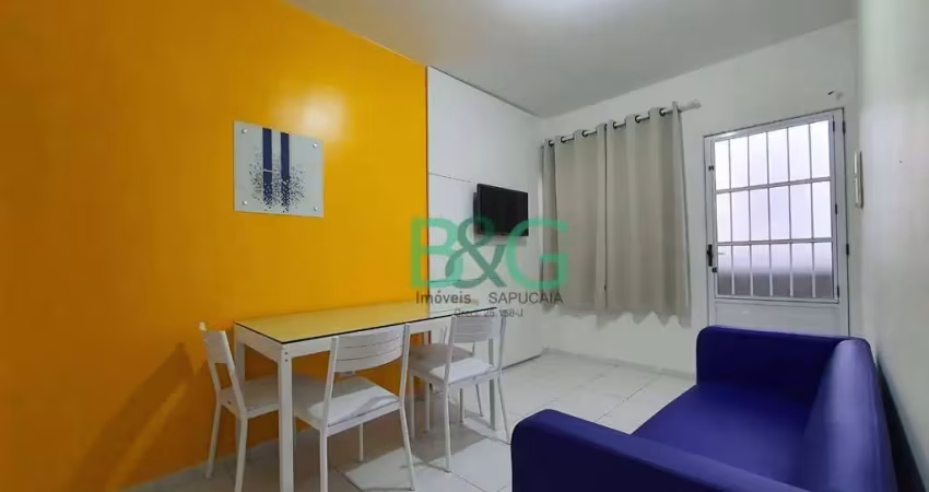 Apartamento com 2 dormitórios para alugar, 45 m² por r$ 2.040/mês - jardim rossin - são paulo/sp