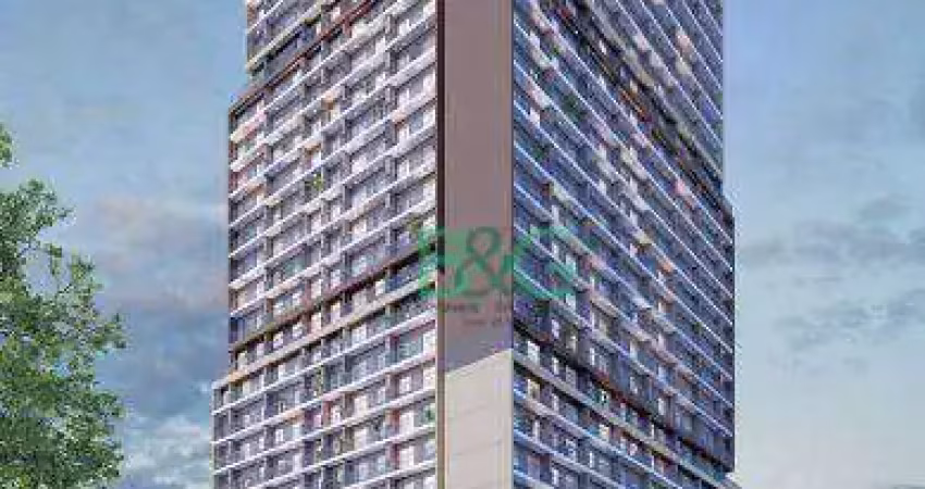 Apartamento com 1 dormitório à venda, 29 m² por r$ 275.157 - santo amaro - são paulo/sp