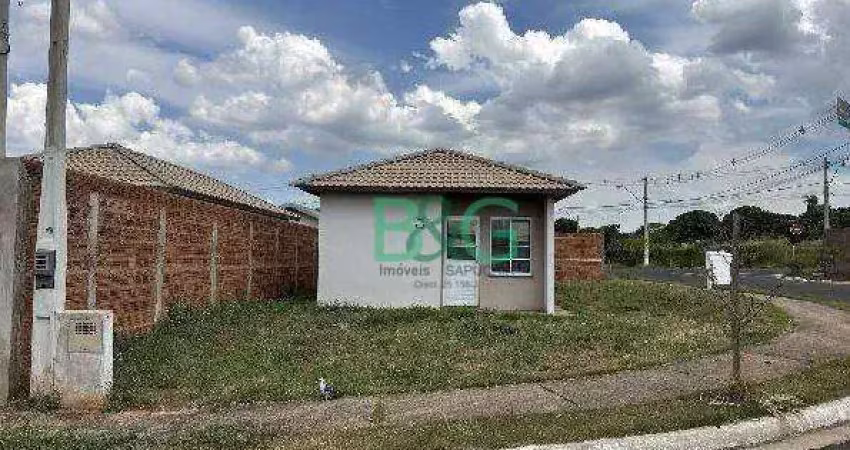 Casa com 2 dormitórios à venda, 43 m² por r$ 124.826 - parque residencial edson baffi - são josé do rio preto/sp