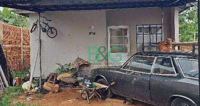 Casa com 2 dormitórios à venda, 43 m² por r$ 103.704 - parque residencial edson baffi - são josé do rio preto/sp