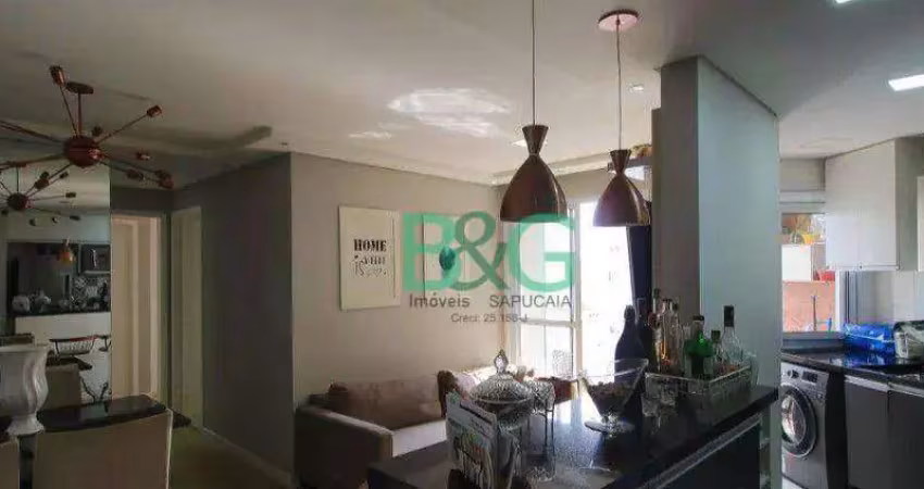 Apartamento com 2 dormitórios à venda, 55 m² por r$ 441.000 - vila prudente zona leste - são paulo/sp