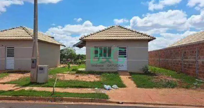 Casa com 2 dormitórios à venda, 44 m² por r$ 103.704 - residencial maria clara 2 - são josé do rio preto/sp