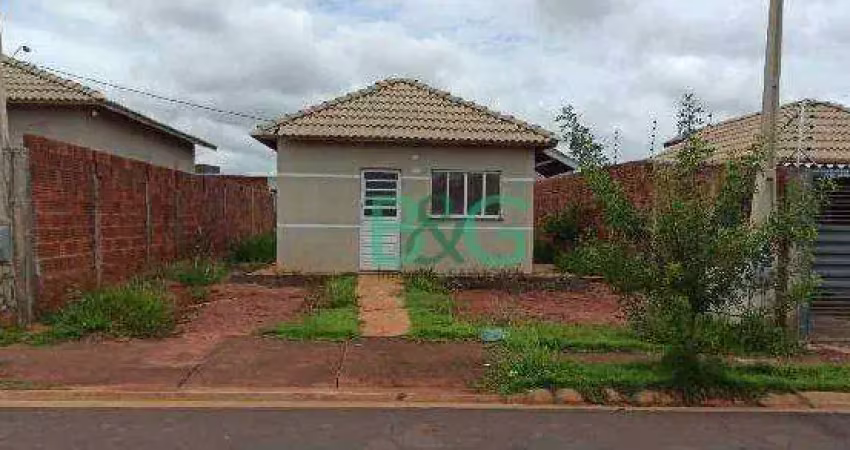 Casa com 2 dormitórios à venda, 44 m² por r$ 106.667 - residencial maria clara 2 - são josé do rio preto/sp