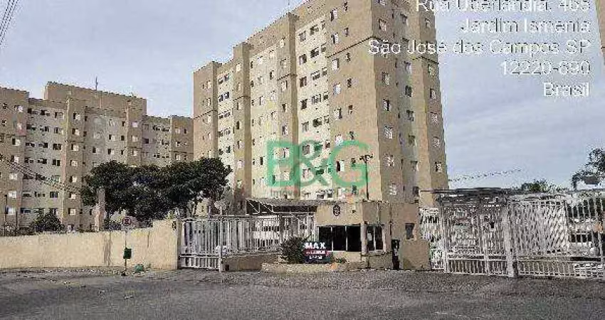 Apartamento com 2 dormitórios à venda, 46 m² por r$ 184.988 - jardim ismênia - são josé dos campos/sp
