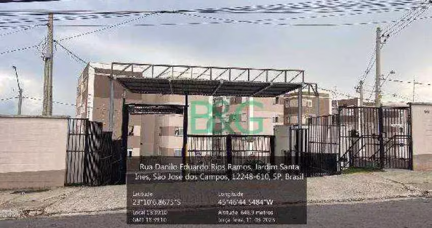 Apartamento com 2 dormitórios à venda, 47 m² por r$ 109.800 - jardim são josé ii - são josé dos campos/sp