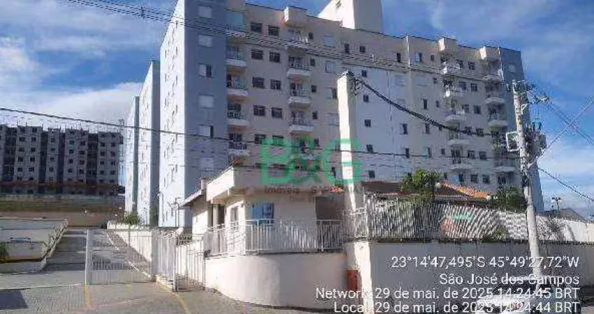 Apartamento com 2 dormitórios à venda, 48 m² por r$ 188.146,19 - loteamento terra brasilis - são josé dos campos/sp