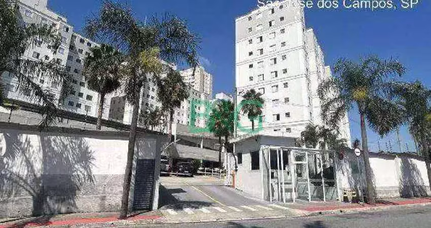 Apartamento com 2 dormitórios à venda, 47 m² por r$ 190.200 - palmeiras de são josé - são josé dos campos/sp