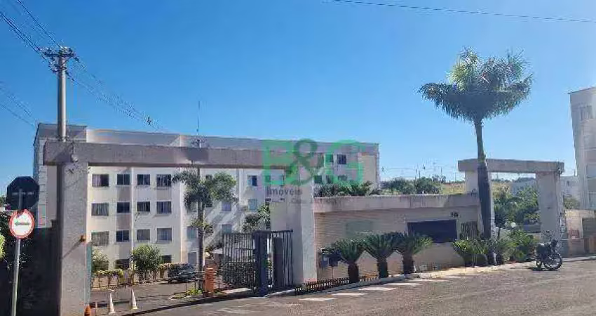Apartamento com 2 dormitórios à venda, 47 m² por r$ 148.508 - parque santa cecília - bauru/sp