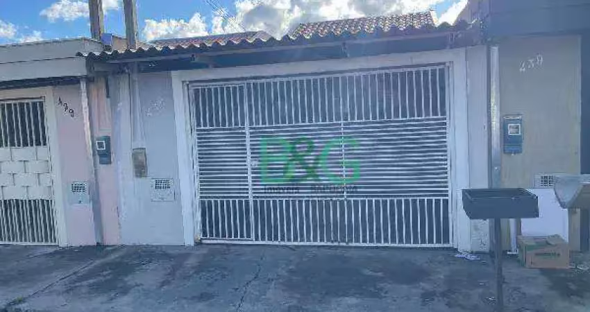 Casa com 2 dormitórios à venda, 49 m² por r$ 114.381 - professora liliana de sousa gonzaga - marília/sp