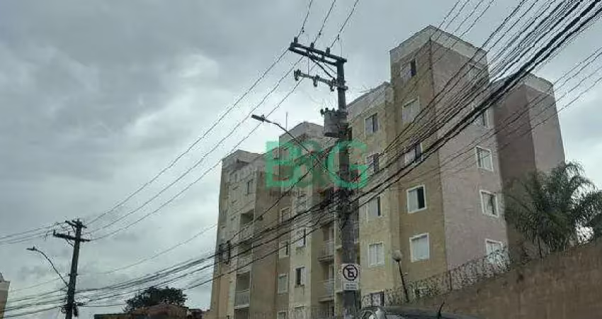 Apartamento com 2 dormitórios à venda, 45 m² por r$ 136.200 - vila ercília - jandira/sp
