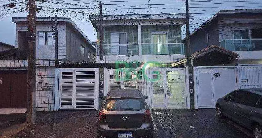 Casa com 2 dormitórios à venda, 68 m² por r$ 131.823 - parque continental - são vicente/sp