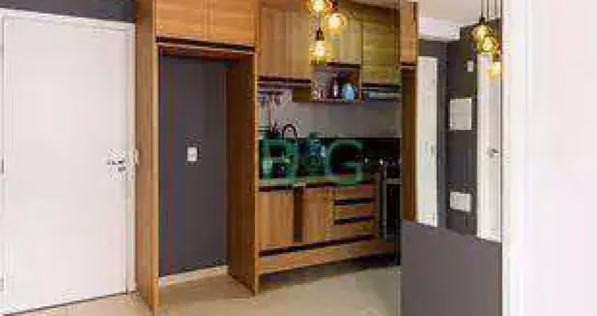 Apartamento com 2 dormitórios à venda, 34 m² por r$ 409.000,00 - bom retiro - são paulo/sp