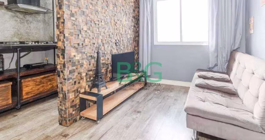 Apartamento com 1 dormitório à venda, 33 m² por r$ 260.000,00 - barra funda - são paulo/sp