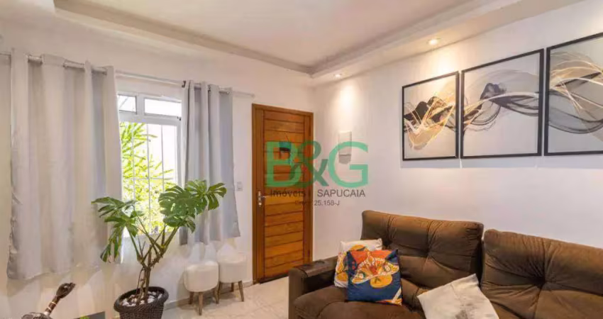 Casa com 2 dormitórios à venda, 55 m² por r$ 379.000 - vila araguaia - são paulo/sp