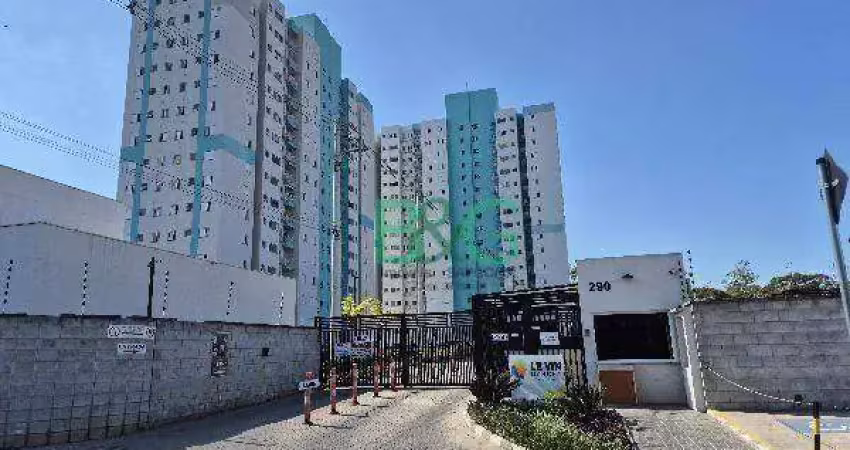Apartamento com 2 dormitórios à venda, 43 m² por r$ 148.822 - botujuru - mogi das cruzes/sp