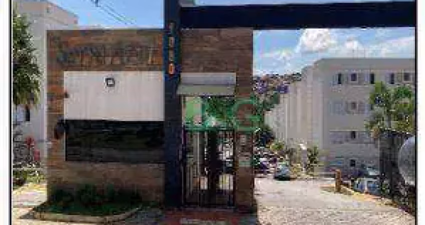 Apartamento com 2 dormitórios à venda, 45 m² por r$ 151.634 - caguaçu - sorocaba/sp