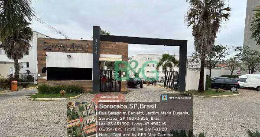 Apartamento com 2 dormitórios à venda, 45 m² por r$ 118.800 - caguaçu - sorocaba/sp