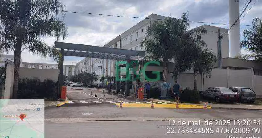 Apartamento com 2 dormitórios à venda, 45 m² por r$ 125.056 - campestre - piracicaba/sp