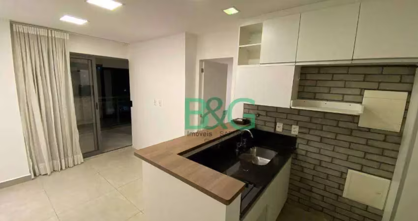 Apartamento com 1 dormitório para alugar, 41 m² por r$ 4.605,00/mês - vila madalena - são paulo/sp