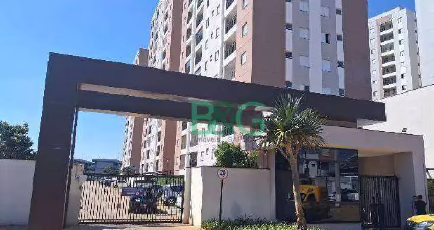 Apartamento com 2 dormitórios à venda, 53 m² por r$ 244.200 - jardim santa adélia - limeira/sp