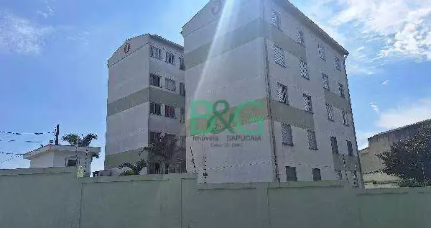 Apartamento com 2 dormitórios à venda, 47 m² por r$ 280.884 - chácara dona escolástica - itaquaquecetuba/sp