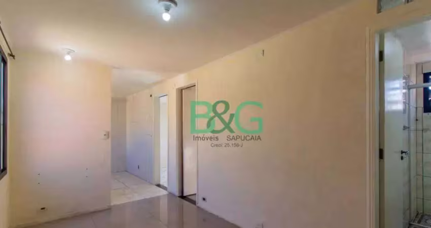 Apartamento com 2 dormitórios à venda, 45 m² por r$ 203.900 - conjunto habitacional teotonio vilela - são paulo/sp