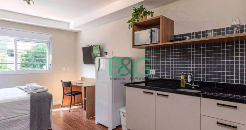 Apartamento com 1 dormitório à venda, 27 m² por r$ 364.500,00 - mirandópolis - são paulo/sp