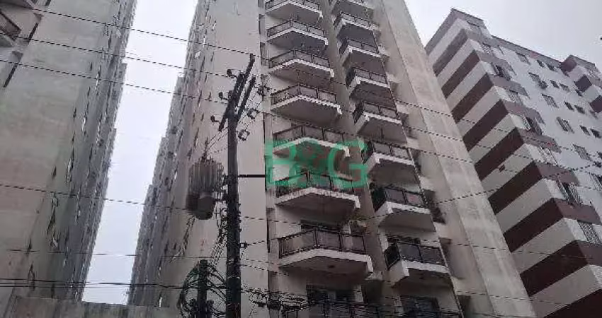 Apartamento com 1 dormitório à venda, 37 m² por r$ 120.600 - centro - são vicente/sp