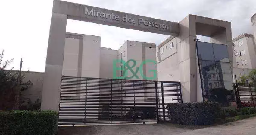 Apartamento com 2 dormitórios à venda, 40 m² por r$ 111.430,06 - chácara holiday - itaquaquecetuba/sp