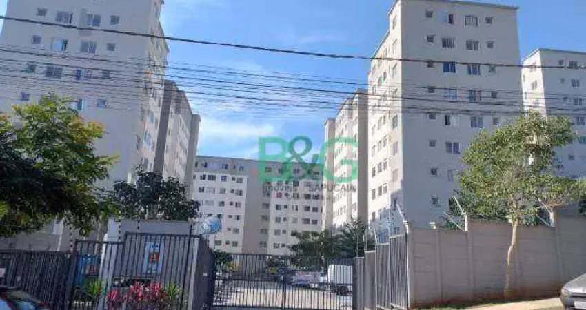 Apartamento com 2 dormitórios à venda, 40 m² por r$ 111.319 - chácara maria trindade - são paulo/sp