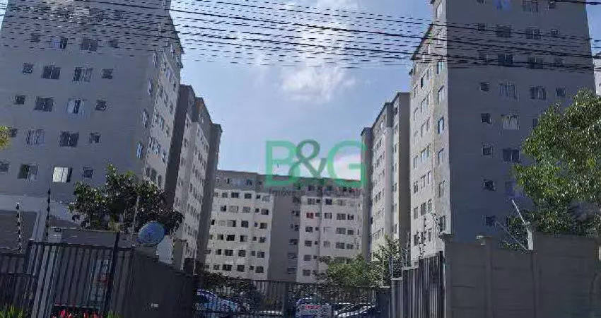 Apartamento com 2 dormitórios à venda, 40 m² por r$ 113.702 - chácara maria trindade - são paulo/sp
