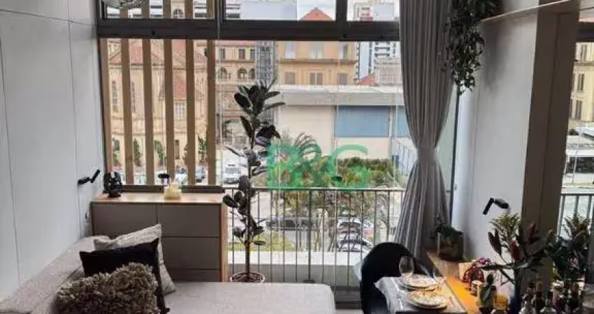 Apartamento com 1 dormitório à venda, 25 m² por r$ 700.000 - vila mariana - são paulo/sp