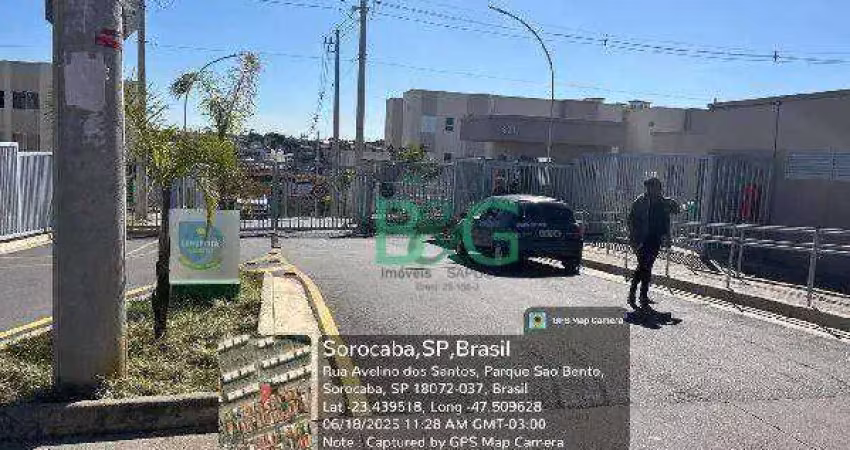 Apartamento com 2 dormitórios à venda, 41 m² por r$ 132.071 - cruz de ferro - sorocaba/sp