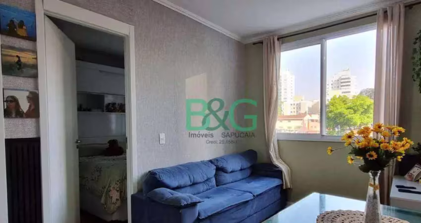 Apartamento com 2 dormitórios à venda, 36 m² por r$ 299.000 - morumbi - são paulo/sp