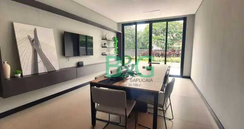 Apartamento com 1 dormitório à venda, 25 m² por r$ 530.000 - brooklin paulista - são paulo/sp