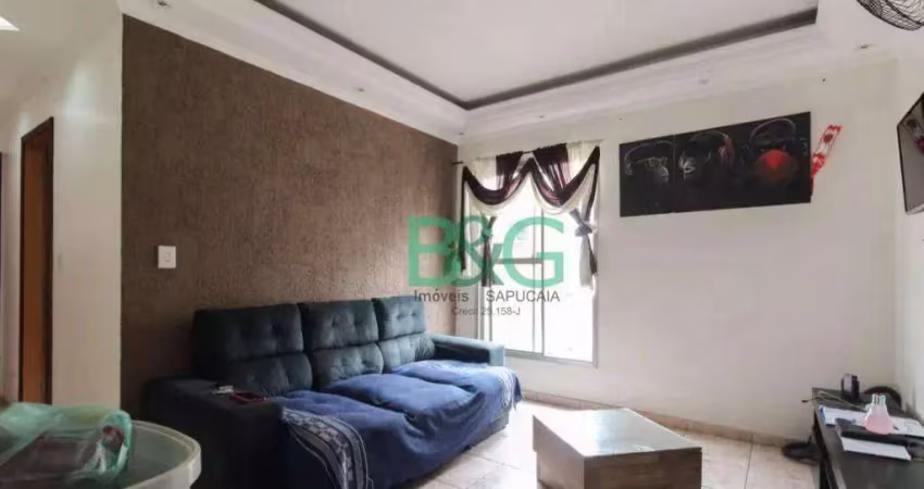 Apartamento com 2 dormitórios à venda, 53 m² por r$ 199.000 - jardim lajeado - são paulo/sp