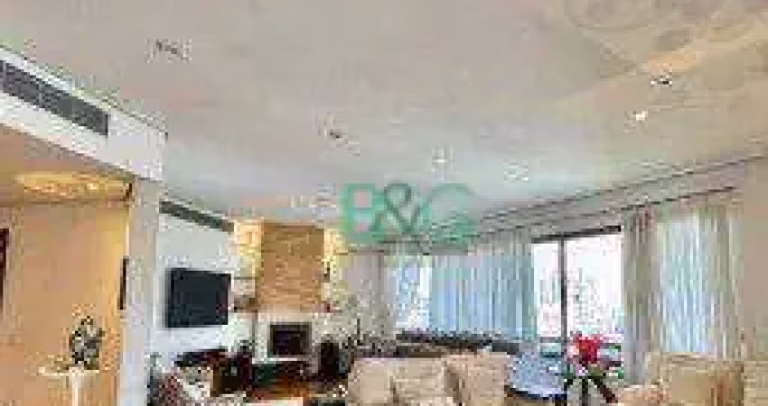 Cobertura com 4 dormitórios à venda, 449 m² por r$ 4.500.000,00 - vila suzana - são paulo/sp
