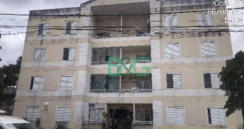 Apartamento com 2 dormitórios à venda, 43 m² por r$ 220.958 - jardim ísis - cotia/sp