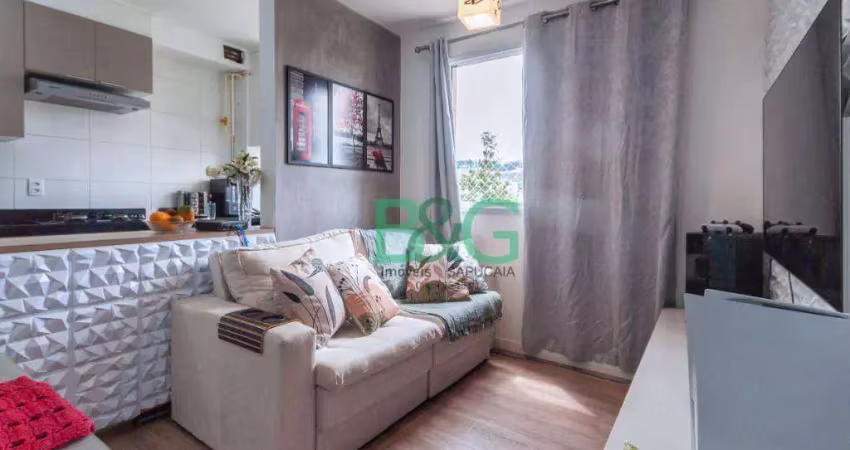 Apartamento com 2 dormitórios à venda, 40 m² por r$ 245. - vila zat - são paulo/sp