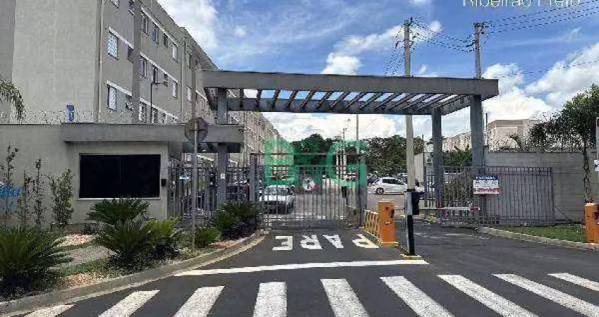 Apartamento com 2 dormitórios à venda, 43 m² por r$ 127.240 - jardim aeroporto - ribeirão preto/sp