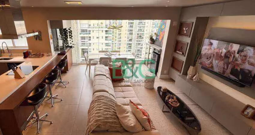 Apartamento duplex com 1 dormitório à venda, 100 m² por r$ 1.850.000,00 - campo belo - são paulo/sp