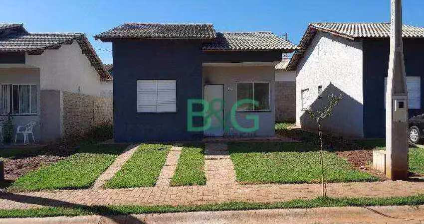 Casa com 2 dormitórios à venda, 51 m² por r$ 152.833 - jardim brasil - avaré/sp