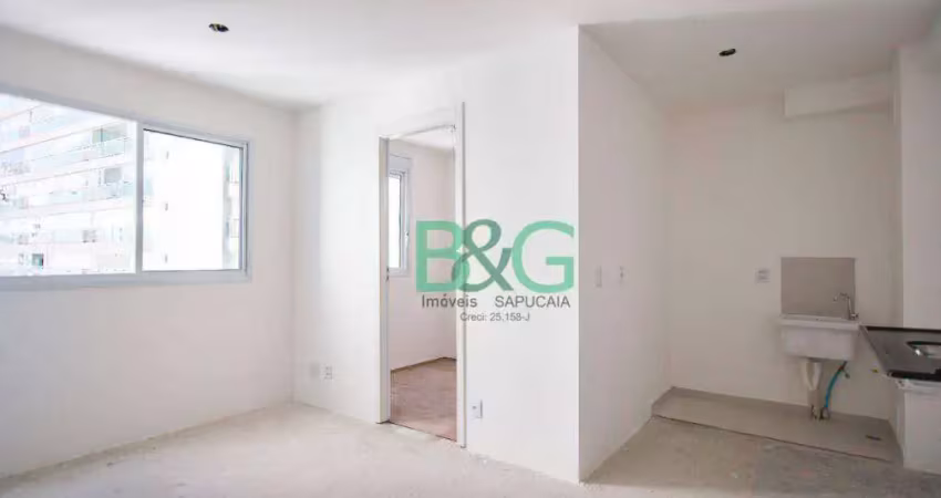 Apartamento com 2 dormitórios à venda, 34 m² por r$ 350.000,00 - barra funda - são paulo/sp