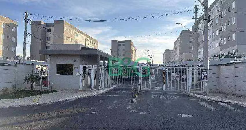 Apartamento com 2 dormitórios à venda, 40 m² por r$ 104.160 - jardim das flores - hortolândia/sp
