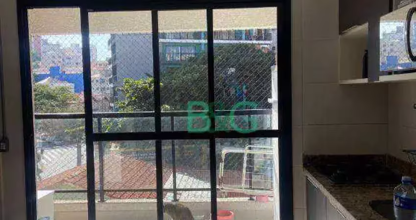 Apartamento com 1 dormitório para alugar, 35 m² por r$ 3.150,00/mês - jardim sao paulo(zona norte) - são paulo/sp