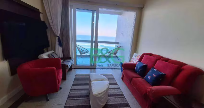 Apartamento com 2 dormitórios à venda, 106 m² por r$ 750.000,00 - barra funda - guarujá/sp