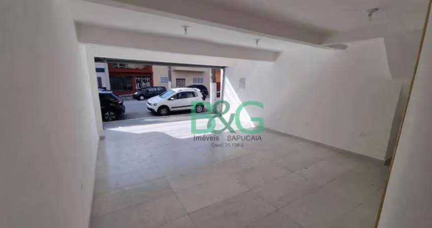 Salão para alugar, 110 m² por r$ 4.500,00/mês - ipiranga - são paulo/sp
