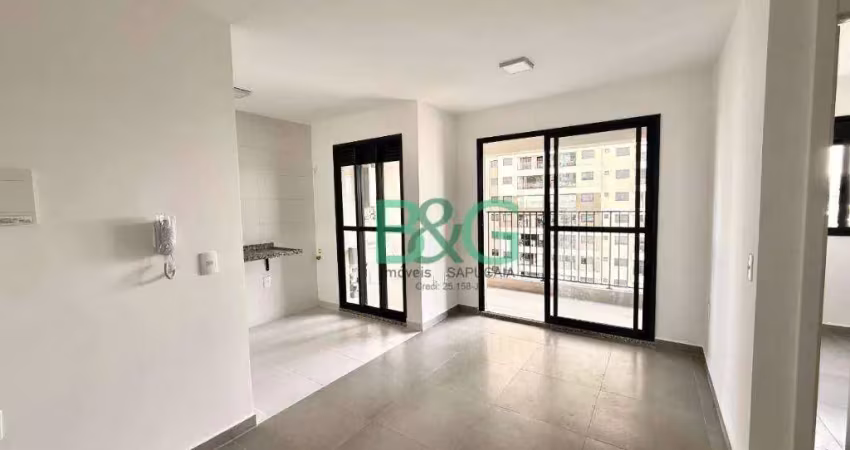 Apartamento com 2 dormitórios para alugar, 55 m² por r$ 4.200,00/mês - vila anastácio - são paulo/sp