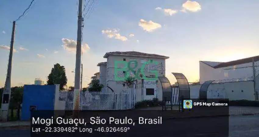 Apartamento com 2 dormitórios à venda, 44 m² por r$ 131.842 - jardim fantinato - mogi guaçu/sp